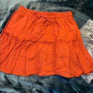 Orange boho style skirt , never worn !!